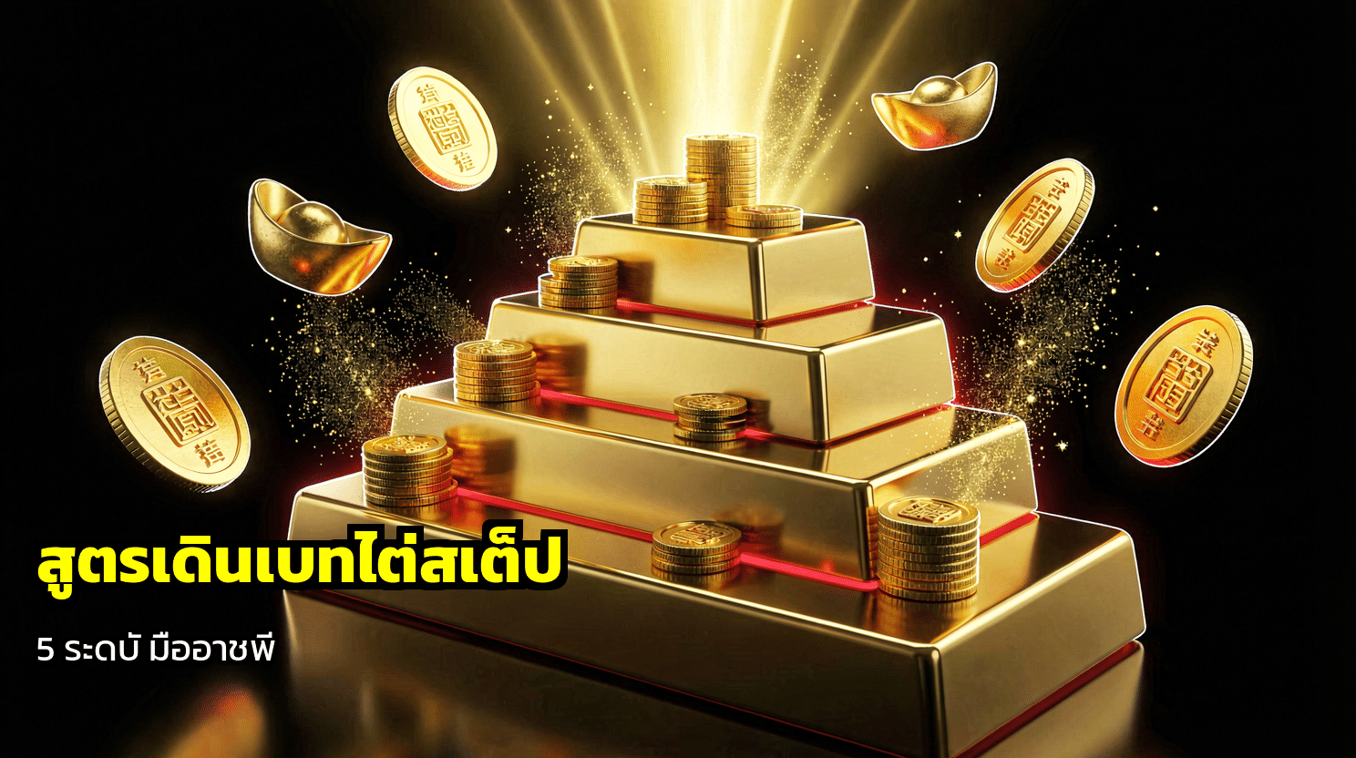 สูตรเดินเบทไต่สเต็ป 5 ระดับ